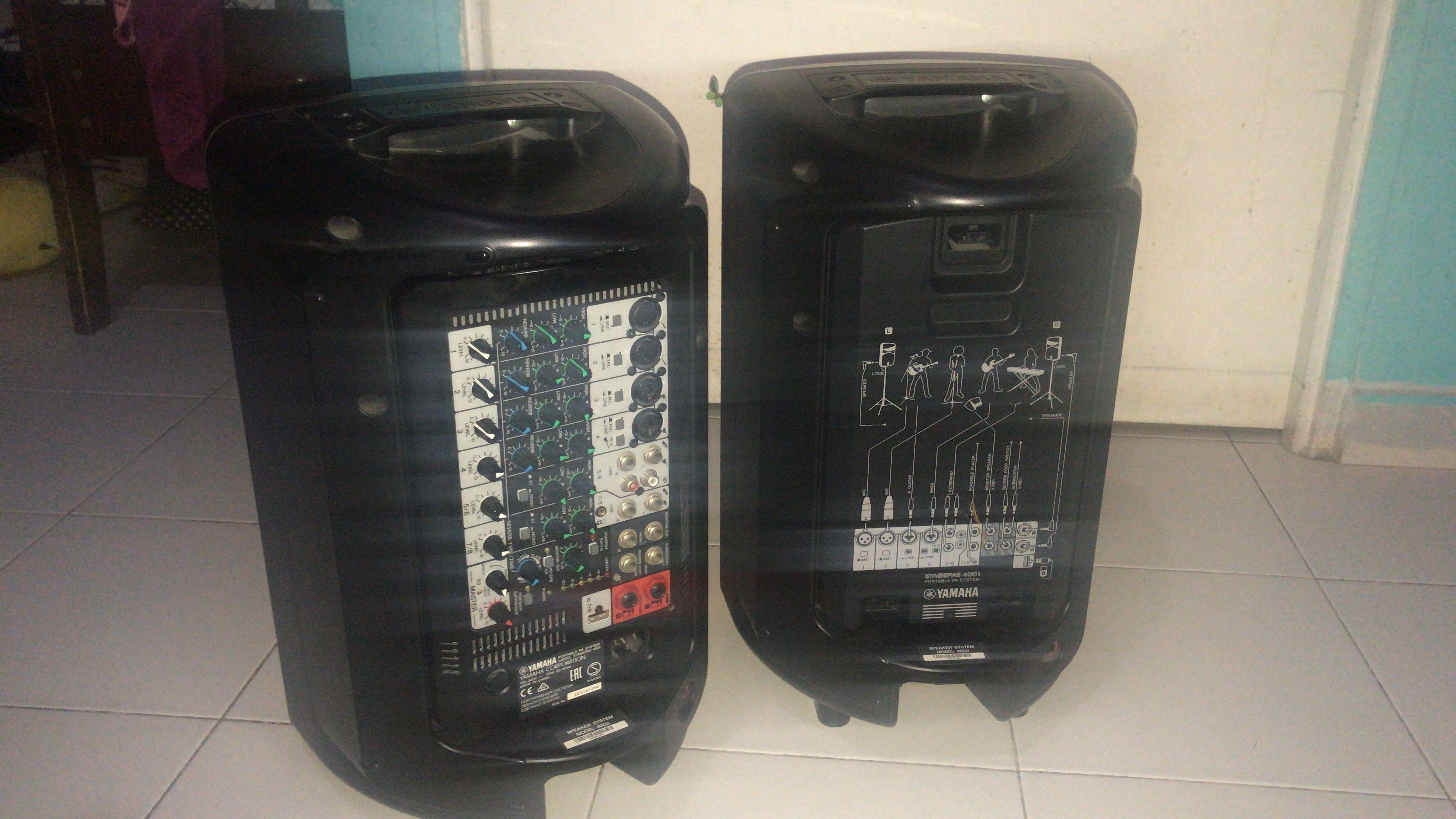 Yamaha speaker system model 400s, Audio, Soundbars, Speakers