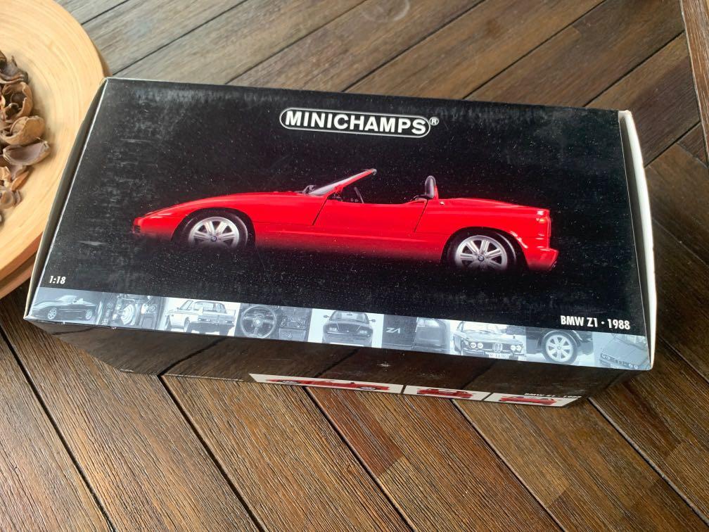 ミニチャンプス BMW Z1 1988 ブラック autoart