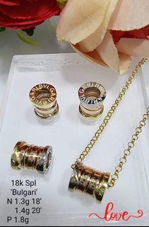 18K Saudi Gold bulgari necklace