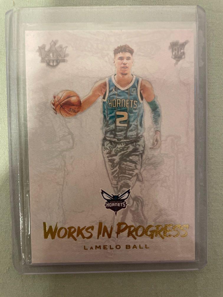 NBA 2020-2021 Panini Court Kings Lamelo Ball Work in progress Rookie card