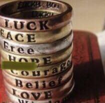 英文字母許願介指belief Ring 女裝 女裝配飾on Carousell