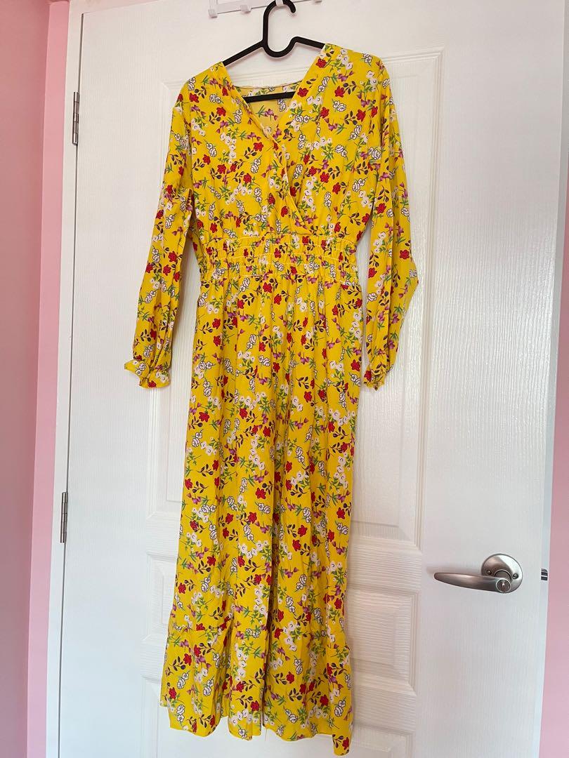yellow womens clothes