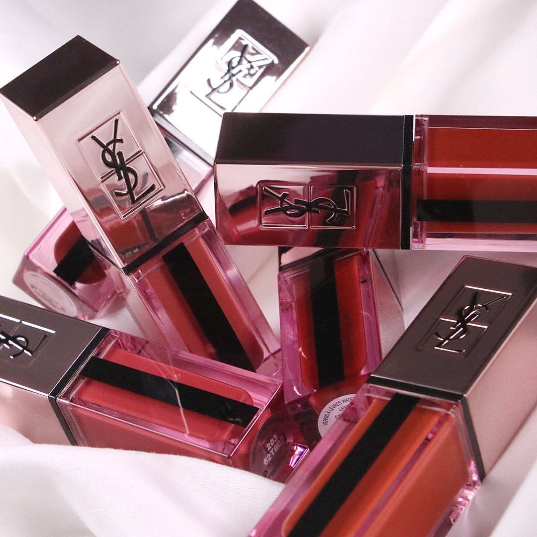 Lip Gloss Ysl 202 Insurgent Red Ysl Water Glow 202 Son The Slim