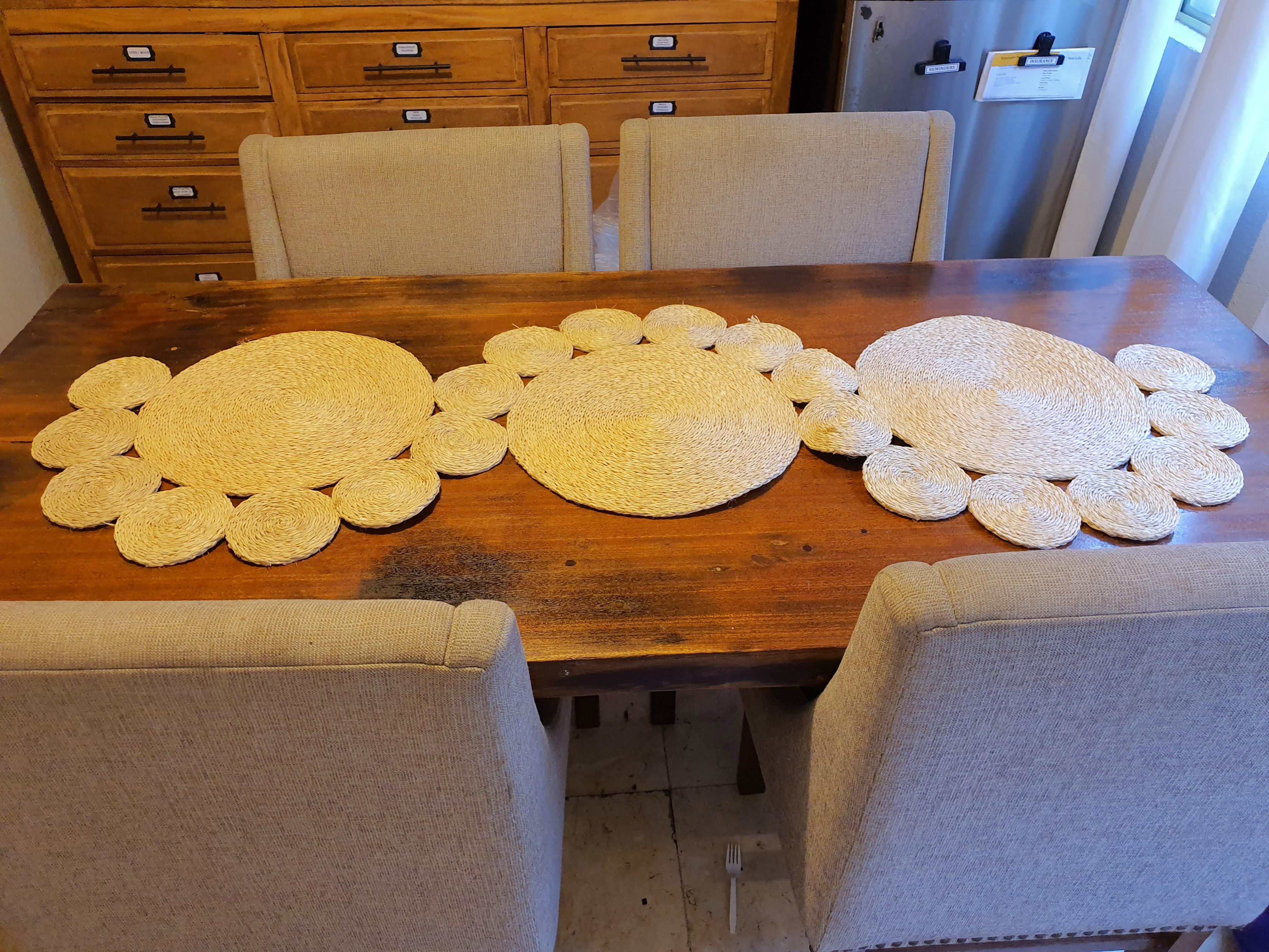 Abaca Table Runner, Abaca Table Mat, Furniture & Home Living, Home