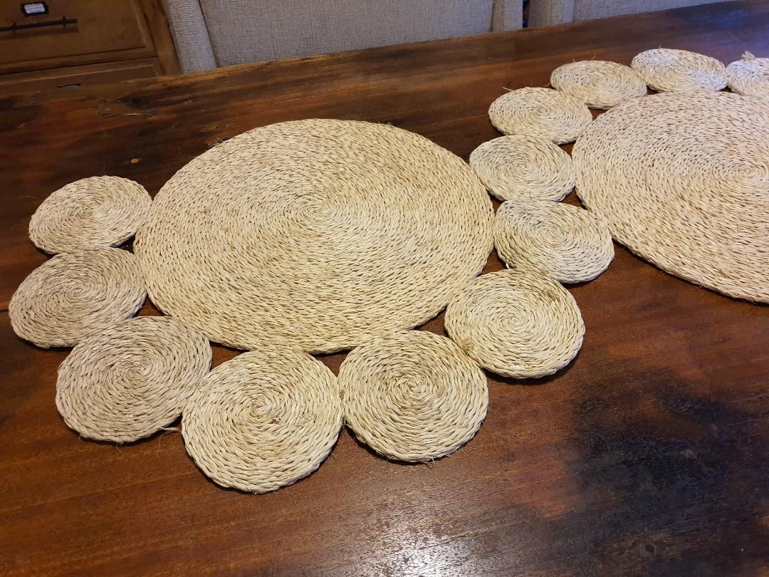 Abaca Table Runner, Abaca Table Mat, Furniture & Home Living, Home