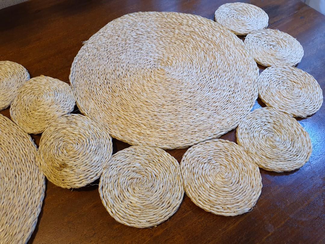 Abaca Table Runner, Abaca Table Mat, Furniture & Home Living, Home