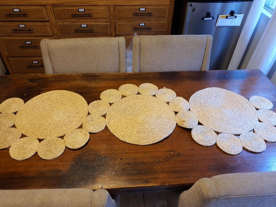 Abaca Table Runner, Abaca Table Mat, Furniture & Home Living, Home