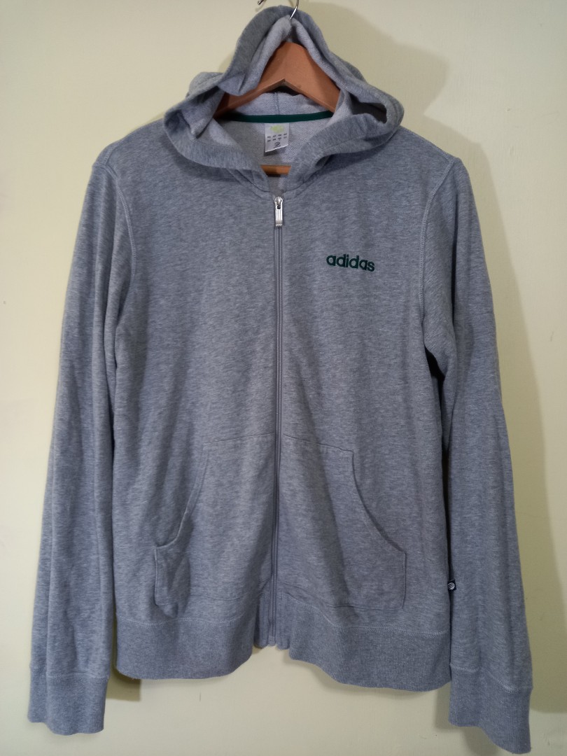 adidas men's neo basic zip hoody