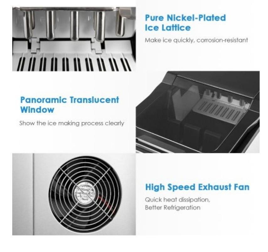 AICOK Ice Maker ( YTE005C, TV & Home Appliances, Kitchen Appliances