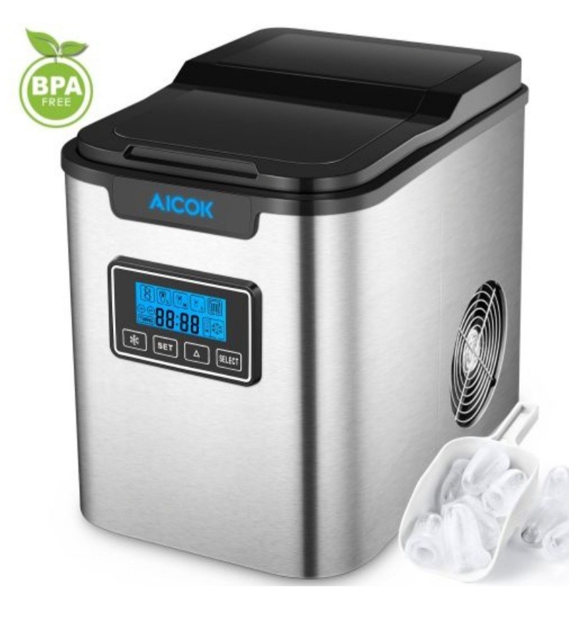 AICOK Ice Maker ( YTE005C, TV & Home Appliances, Kitchen Appliances