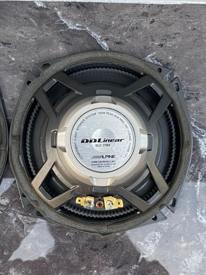 ALPINE DDLinear 17cmディスクリートスピーカーPKG-179X ALPINE DDLinear DLC-179x 17cmスピーカー アルパイン DLC-179X
