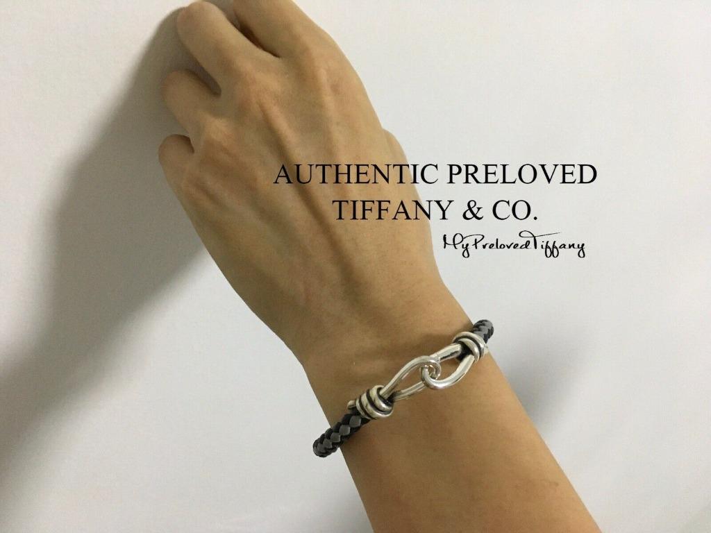 Tiffany bracelet leather on sale