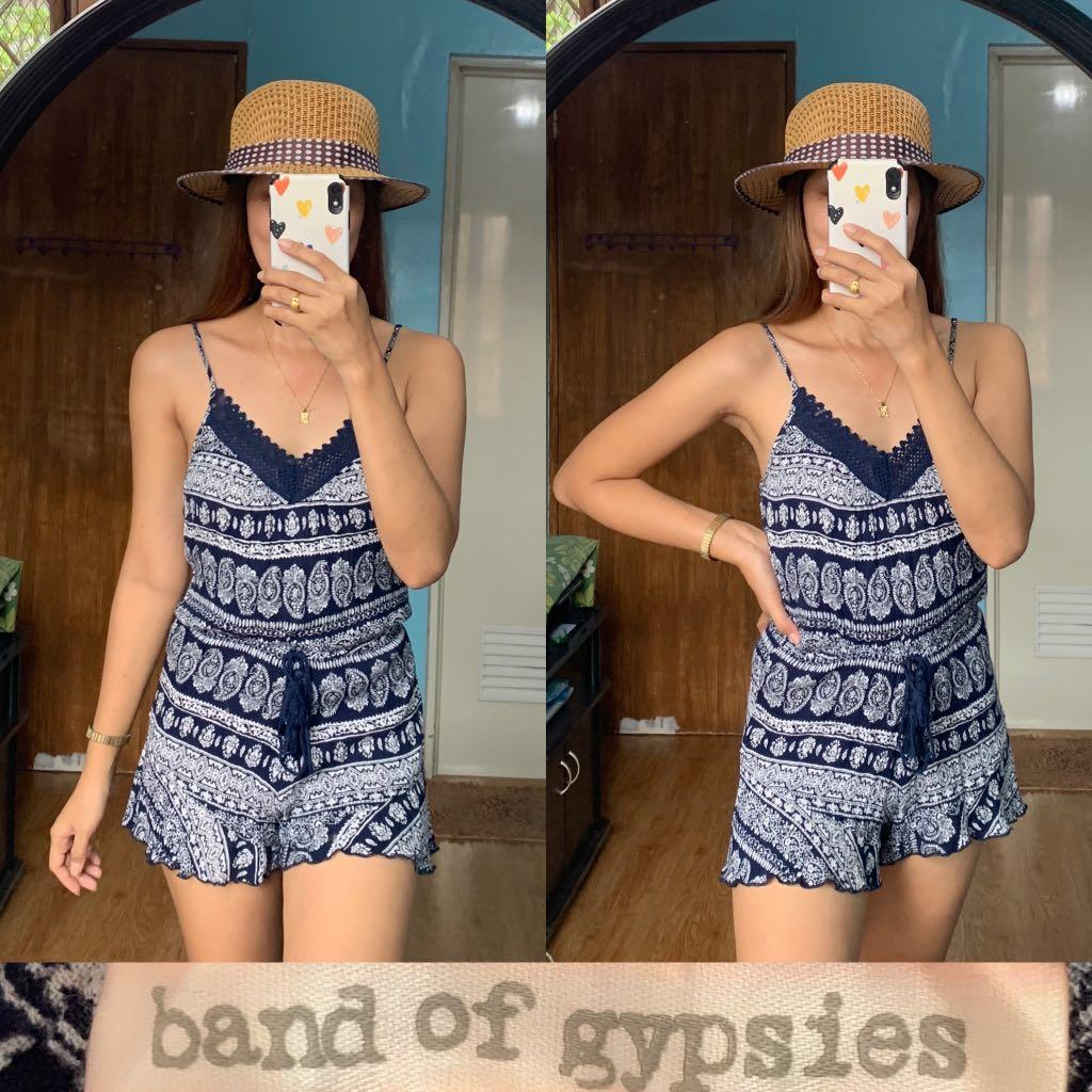 Band of Gypsies Printed Romper Women s Fashion Dresses Sets Rompers on Carousell