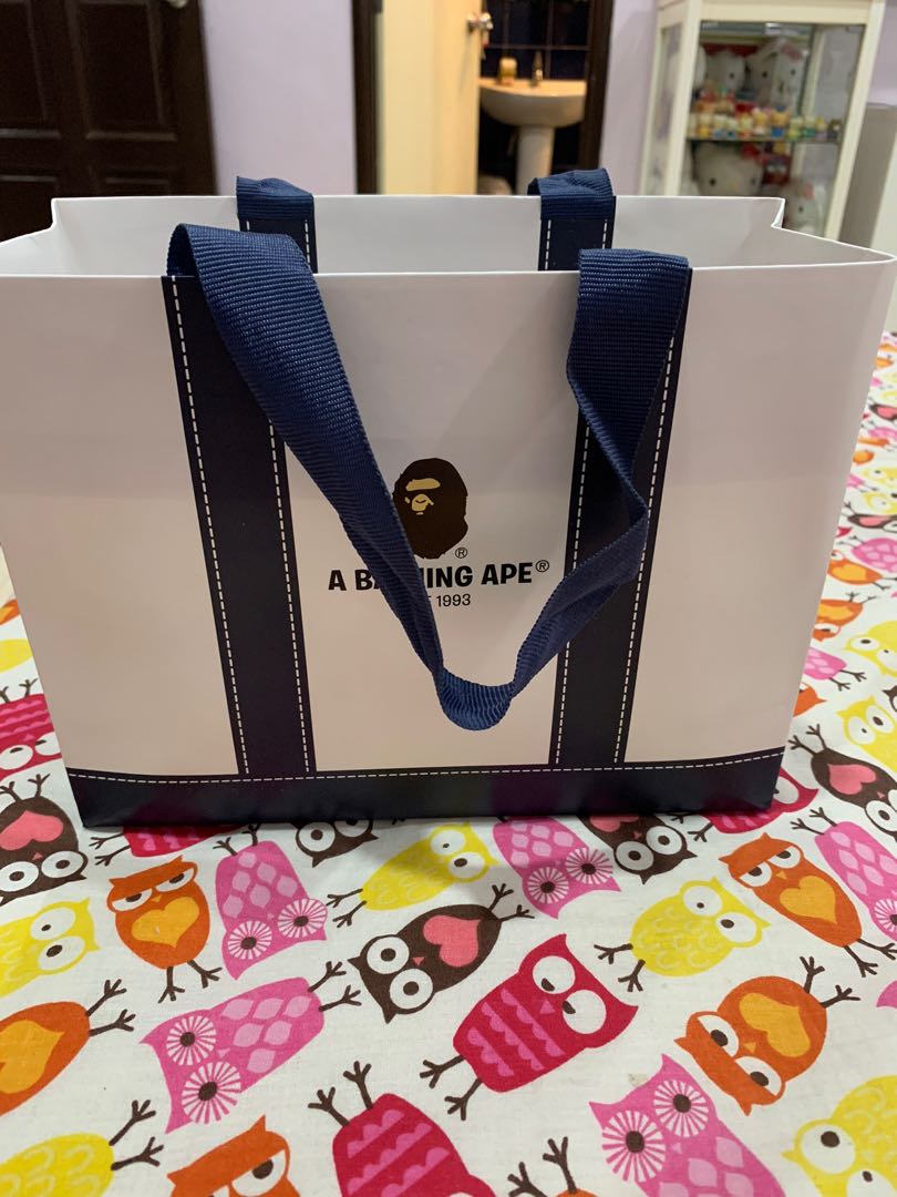 Bape paper top bag
