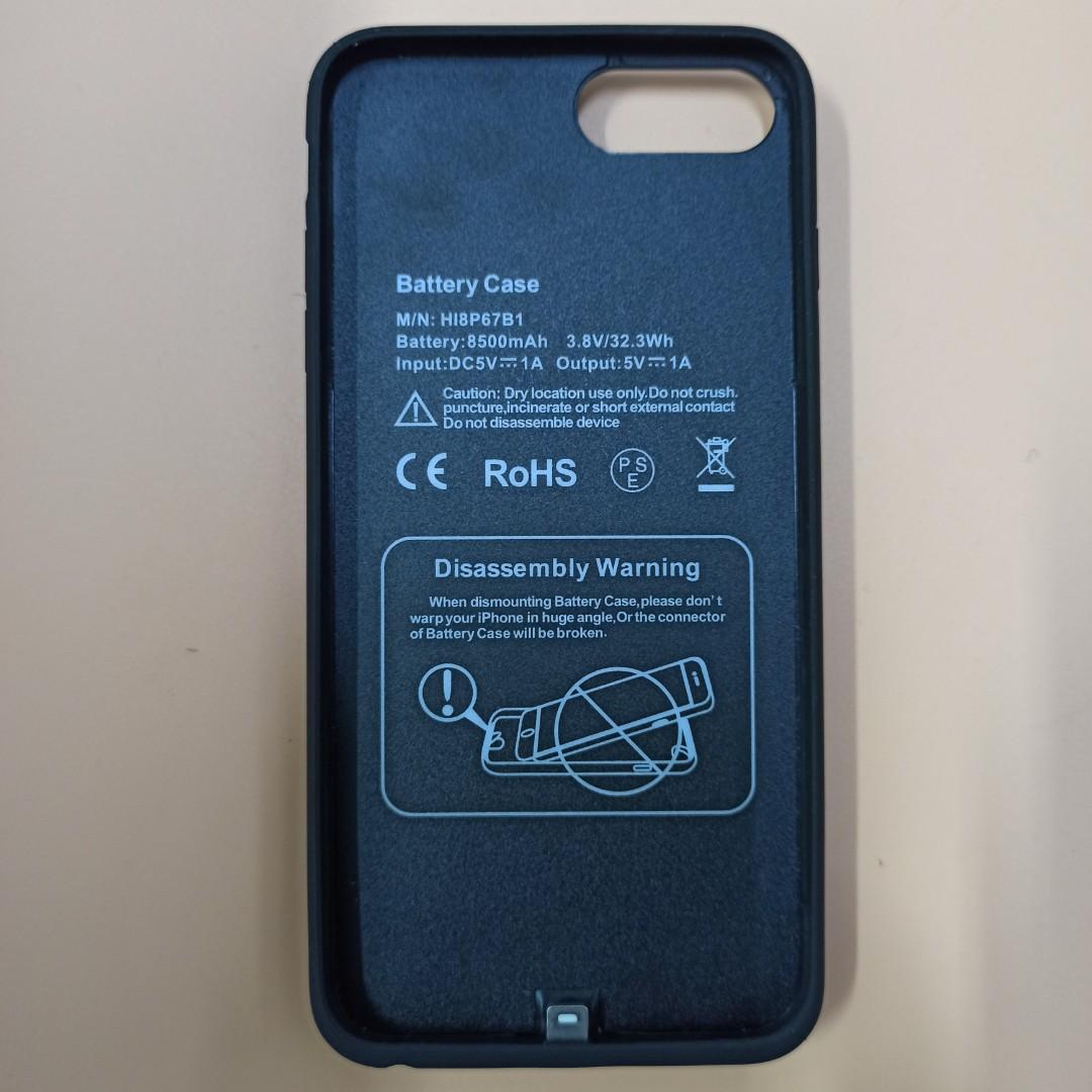 💥💥Battery Case for iPhone 8plus/7plus/6 Plus/6s Plus, Upgraded