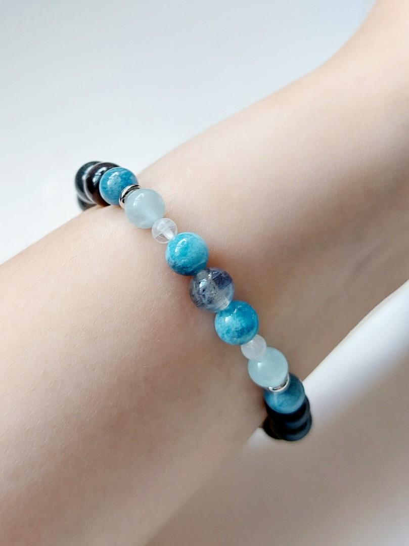 Men's online aquamarine bracelet