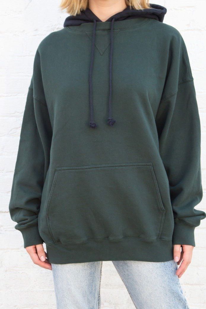 Green hoodie brandy melville deals