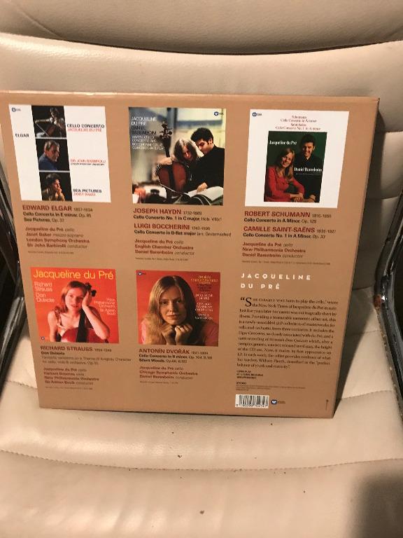 Brand new 5 x Vinyl LP) Jacqueline du Pré: 5 Legendary Recordings ...