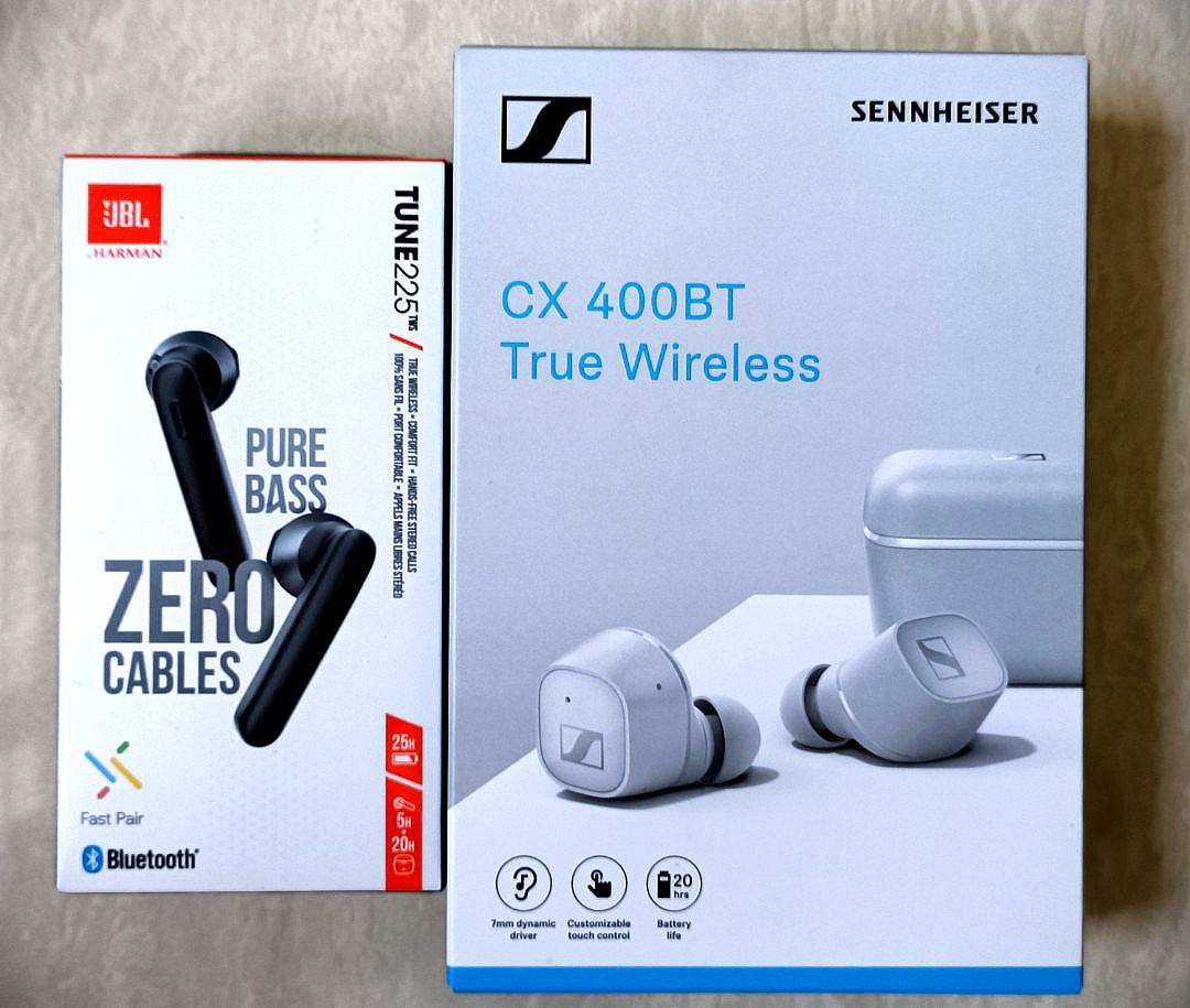 Brand New] Sennheiser CX 400BT / JBL Tune 225TWS Wireless In-ear  Headphones, Audio, Earphones on Carousell