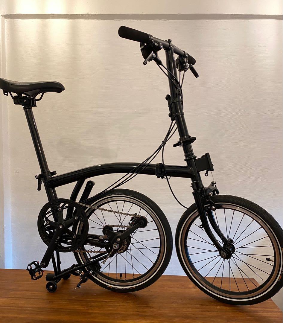 Brompton H6E Black Edition Sports Equipment Bicycles Parts