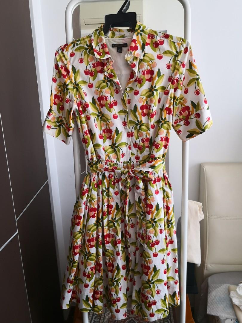 Brooks brothers cherry midi dress Women s Fashion Dresses Sets Dresses on Carousell