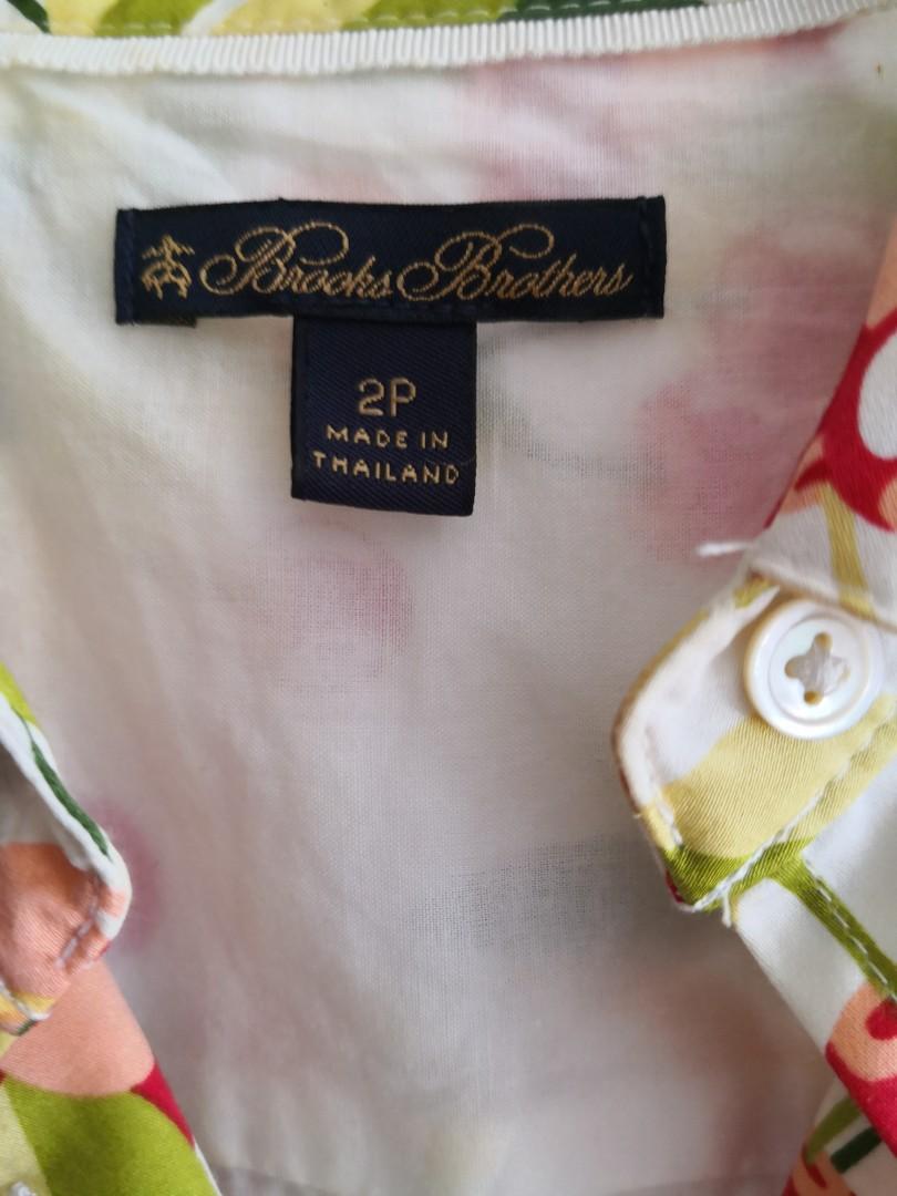 Brooks brothers cherry dress top