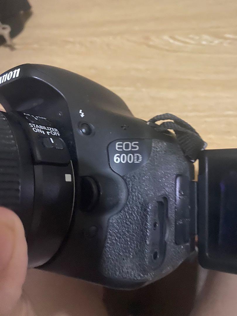 Canon DLSR 600D (Category: Cameras) located in Manila. Submitted by louisejsnts (Listing ID 1114415369, Image 3). Description: Canon DLSR 600 D Barely used, we just use it when we travel or during birthdays. Inclusions: Original case logic bag Extra battery pack Battery charger Price is slightly negotiable. For delivery/ pick up only.
