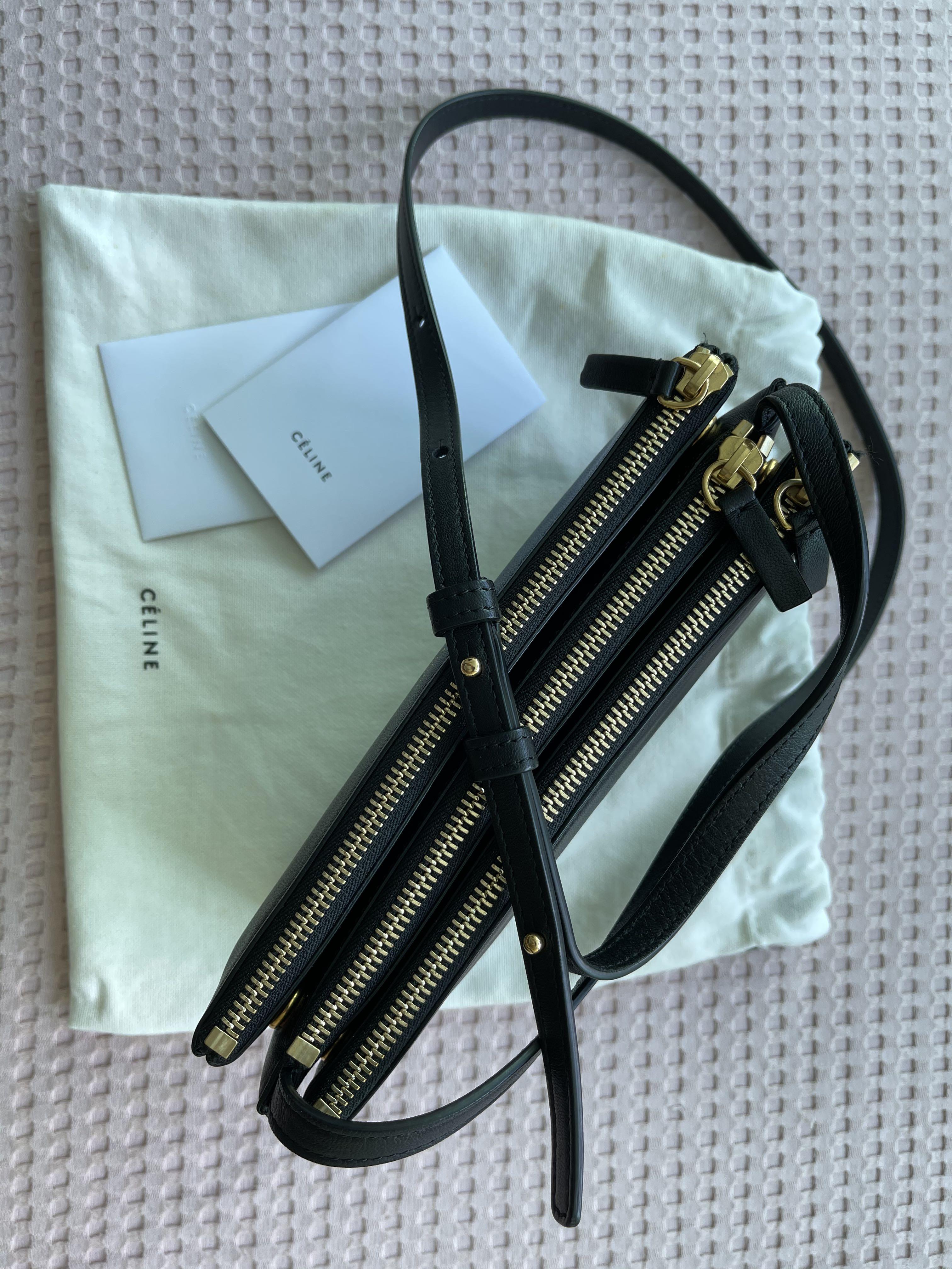 Celine 3 zipper best sale bag