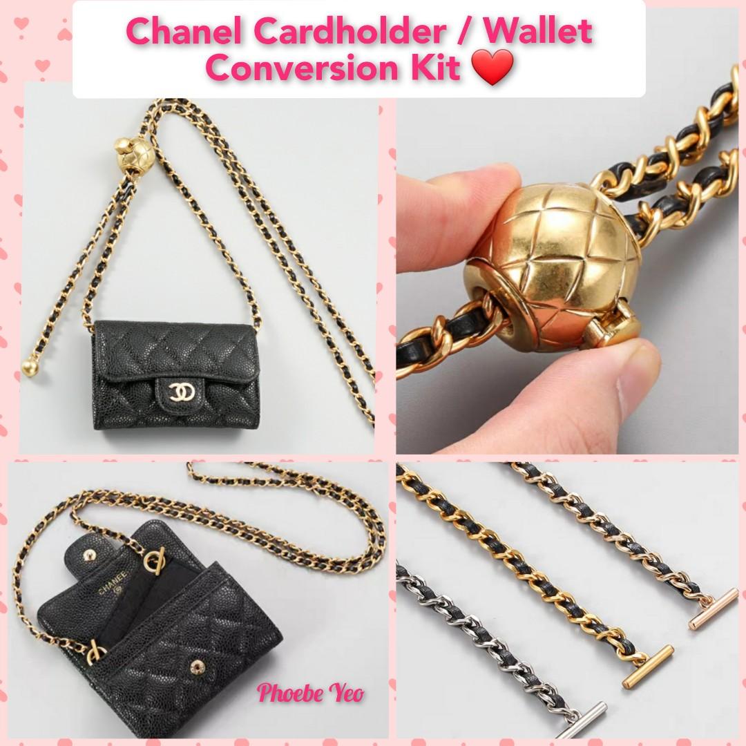 New Conversion Kit for Chanel Wallet(with side hooks), Luxury