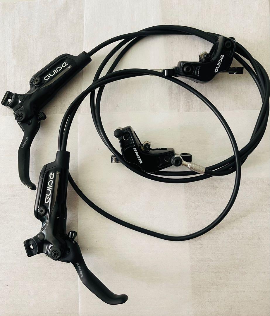 Cheap Sram Guide R hydraulic disc brakes. with free Epic 5.1 dot fluid Sports Equipment Bicycles Parts Parts Accessories on Carousell