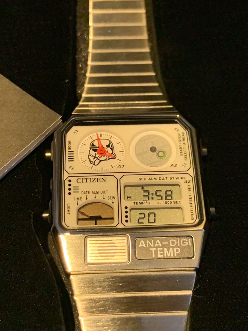 Citizen x Star Wars Ana-Digi Temp Stormtrooper, Men's Fashion, Watches \u0026  Accessories, Watches on Carousell
