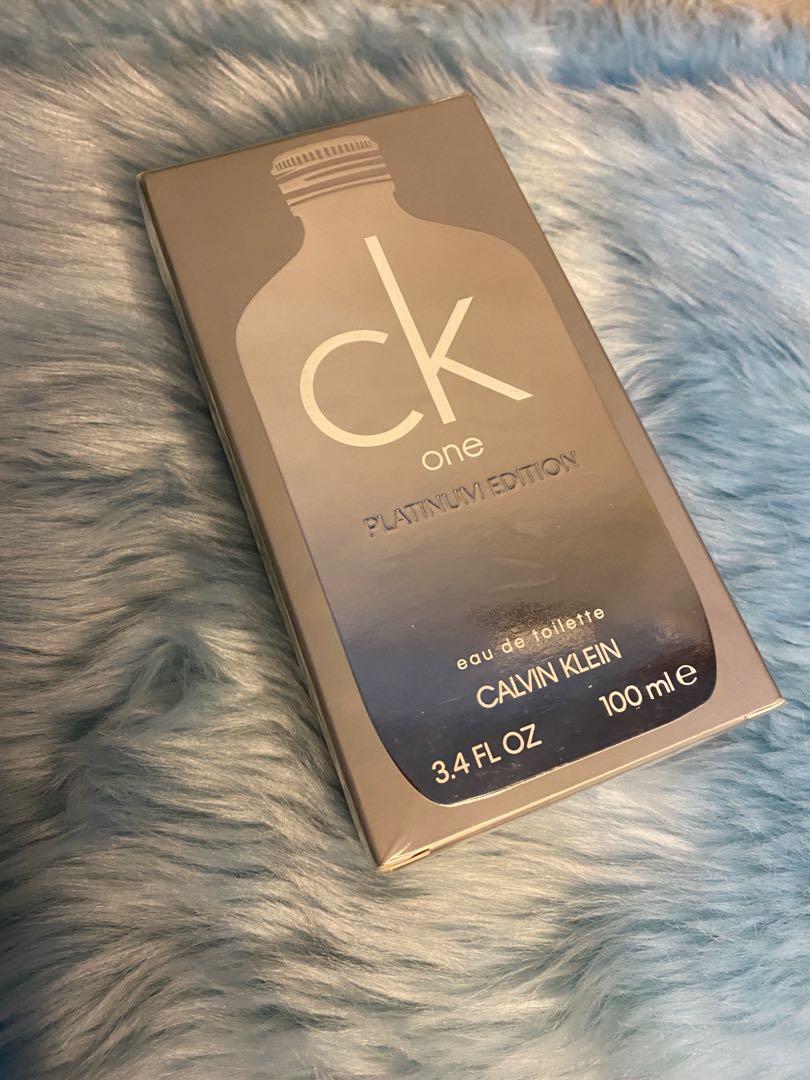 CK One Platinum Edition