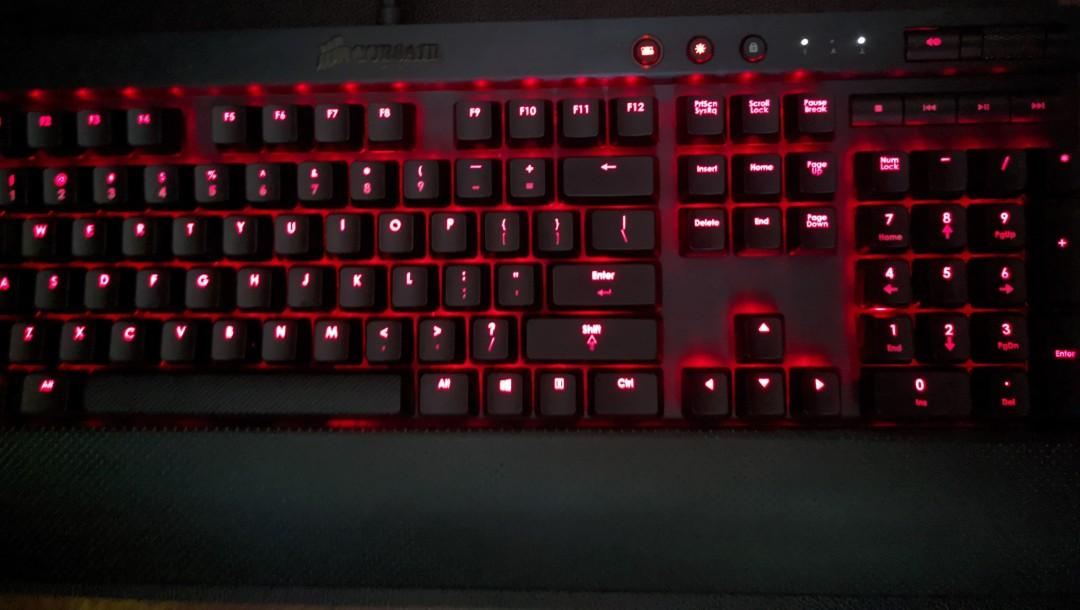 VENGEANCE® K70 Fully Mechanical Gaming Keyboard Anodized Black — CHERRY® MX  Red
