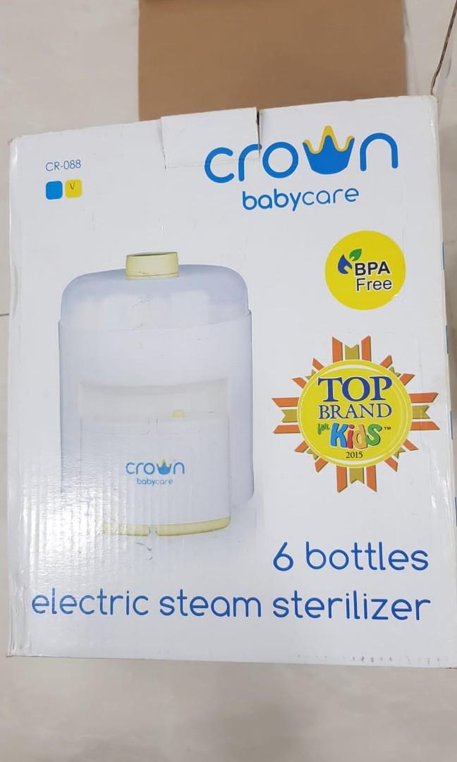 Crown top bottle sterilizer