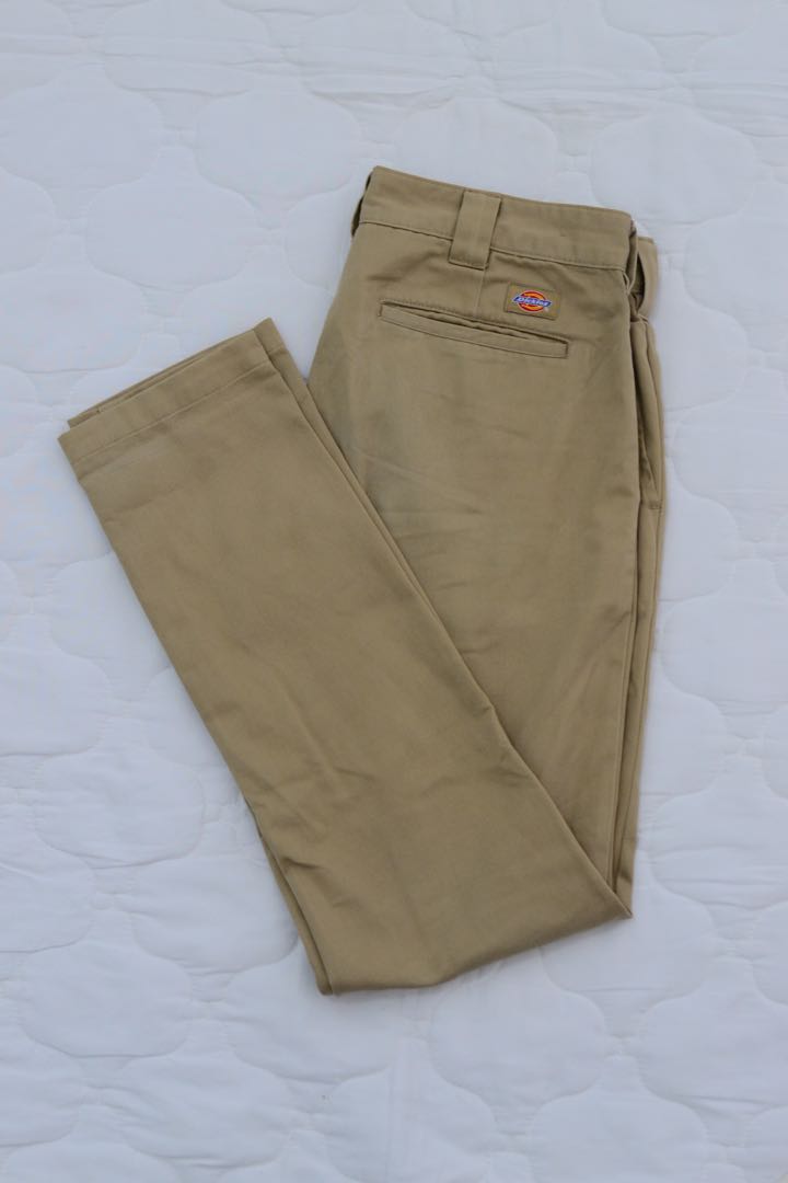 Dickies Workpants khaki, Fesyen Pria 