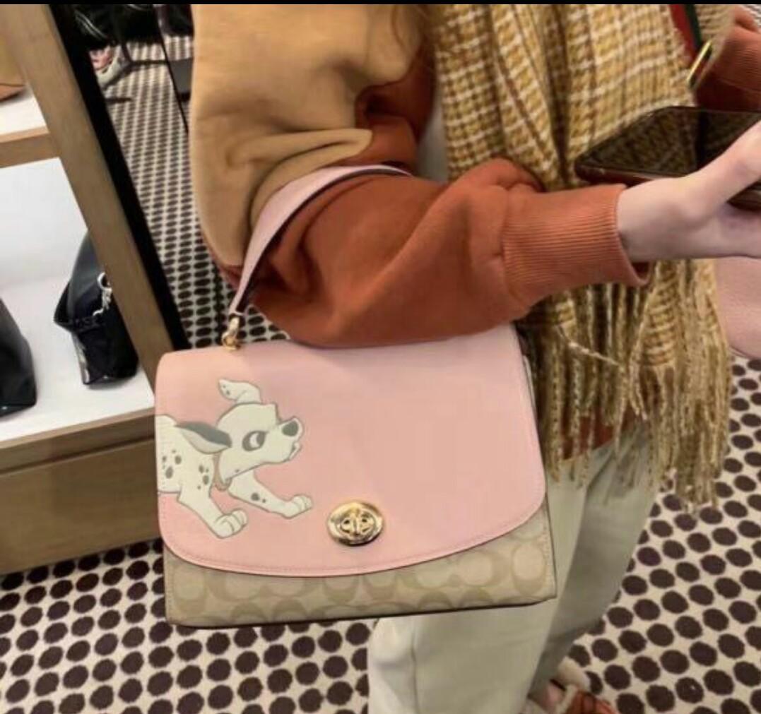 DISNEY X COACH TILLY TOP HANDLE SATCHEL IN SIGNATURE CANVAS WITH