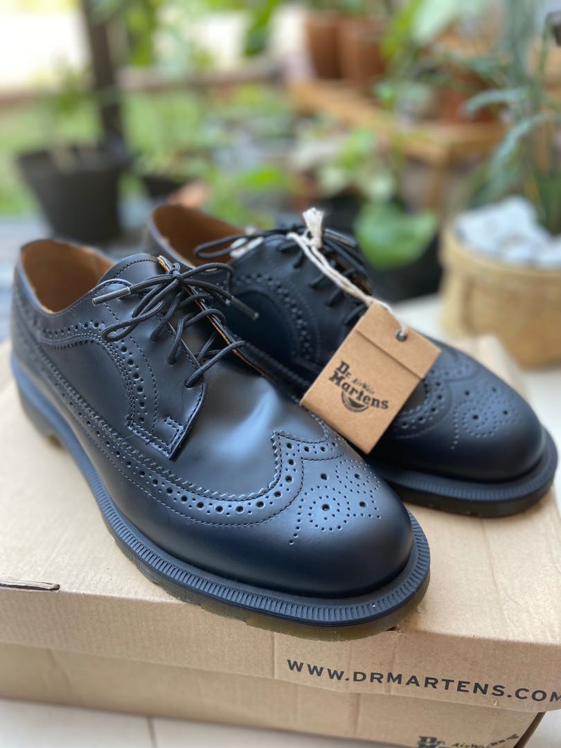 Dr Martens Wingtip Brogue 3989 Fesyen Pria Sepatu Sepatu