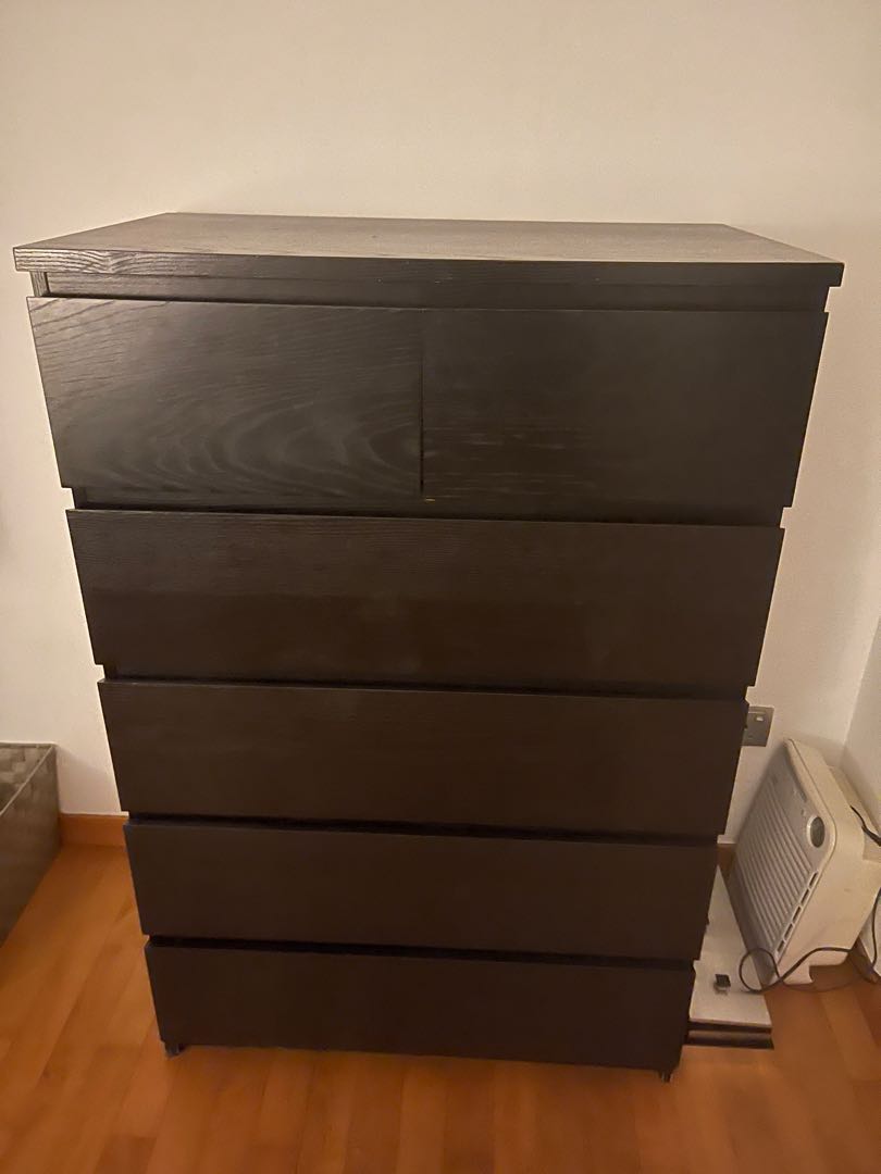 Ikea brown deals malm dresser