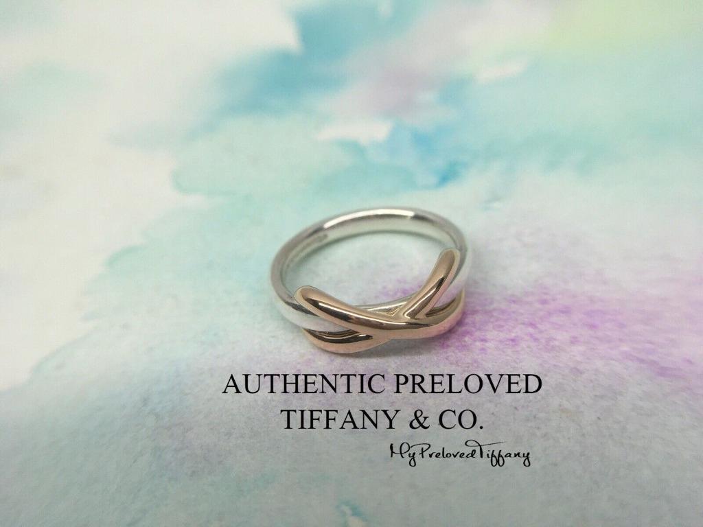 Excellent Authentic Tiffany Co. Infinity Rose Gold Silver Ring RP 550 Women s Fashion Jewelry Organisers Necklaces on Carousell