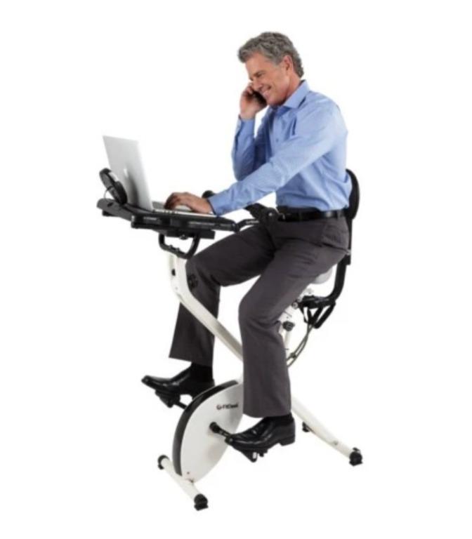 Fitdesk 2.0 desk exercise bike with massage bar online