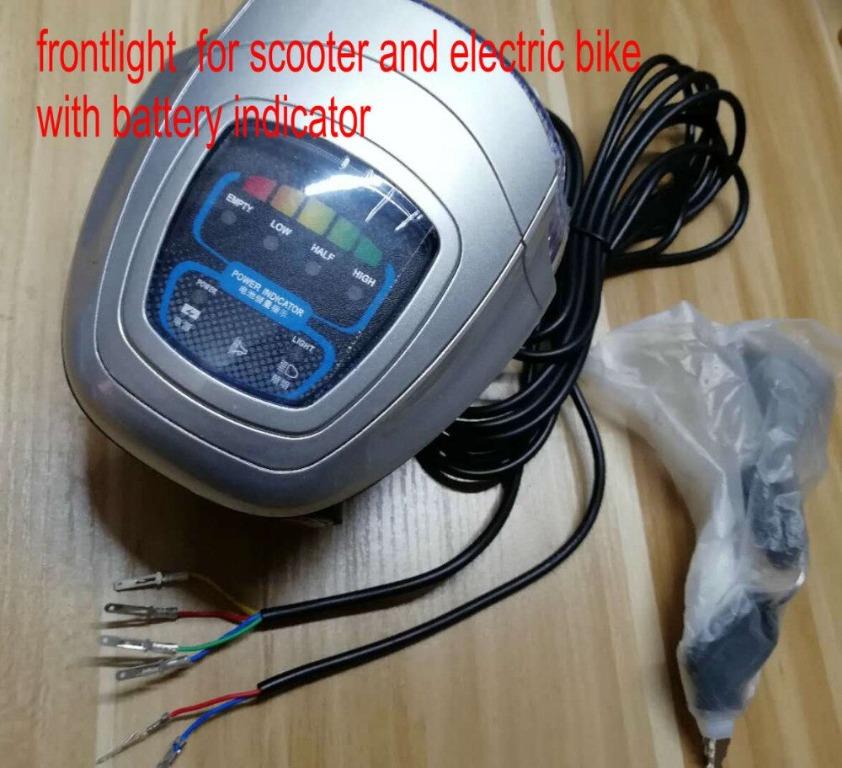 Frontlight 角 開關鎖定鍵led燈和電池電量顯示電動自行車摩托車大燈 兒童 孕婦用品 洗澡及換尿片 洗澡及換尿片 換片墊及相關用品
