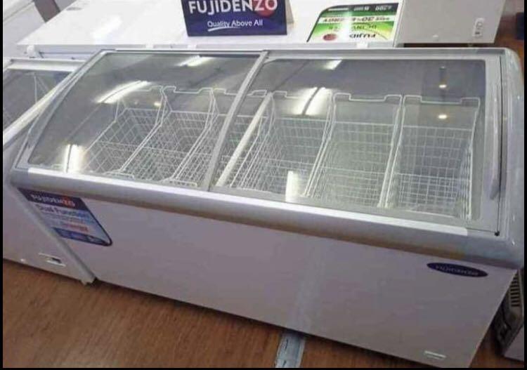 FUJIDENZO GLASS TOP CHEST FREEZER, TV & Home Appliances, Kitchen Appliances, Refrigerators and