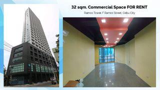 Furnished Commercial Unit (Ramos Tower | 32 sqm. | w/ Lobby, Parking, Aircon, Security) with 3 Months Free Rent