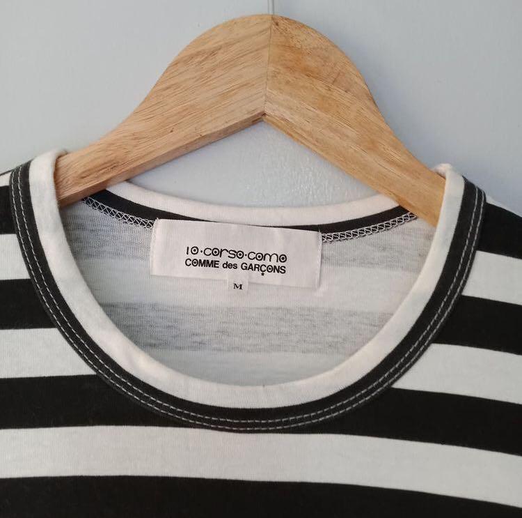 GRAILED Comme des Garcons CDG x 10 Corso Como stripe shirt