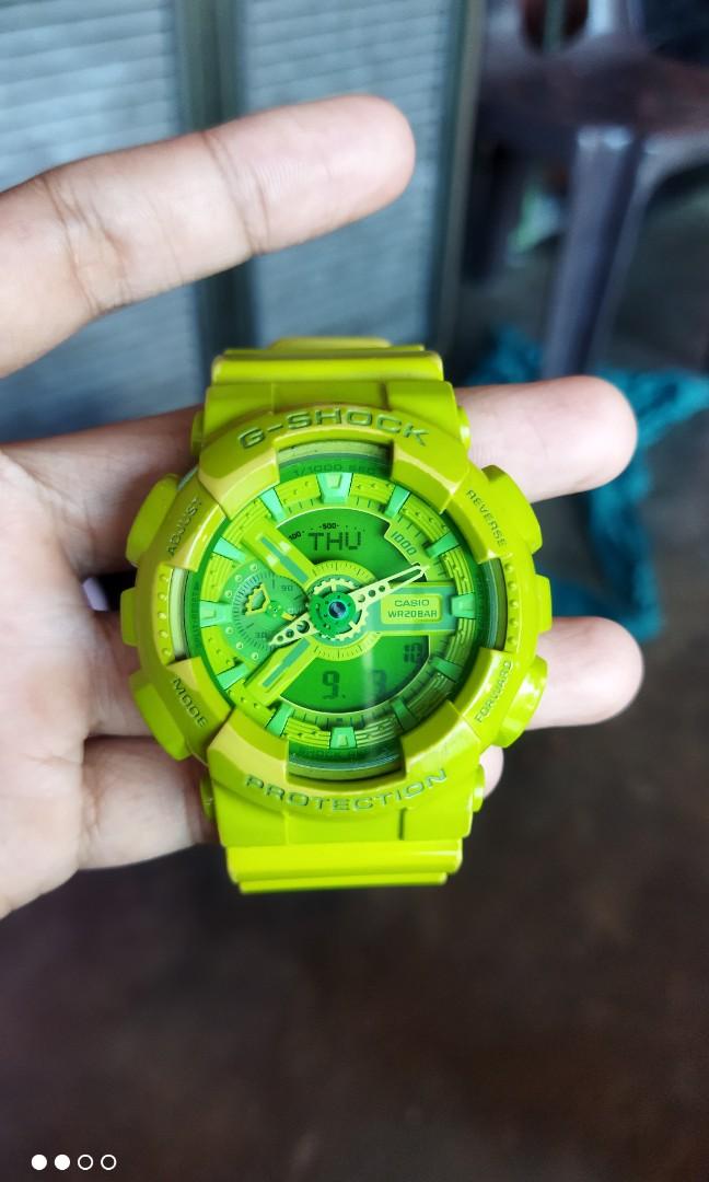 G shock ga shop 110 green