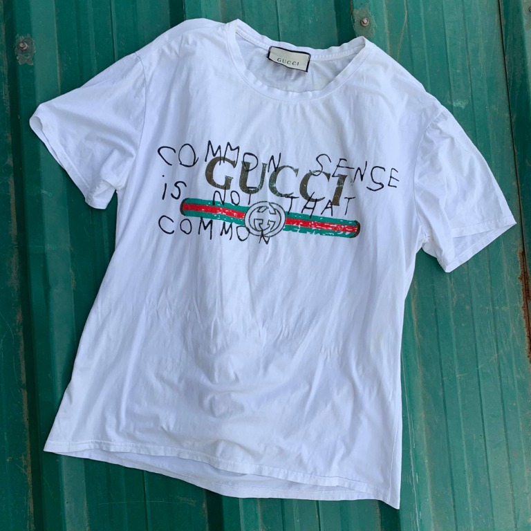 gucci common sense is not that common sweatshirt