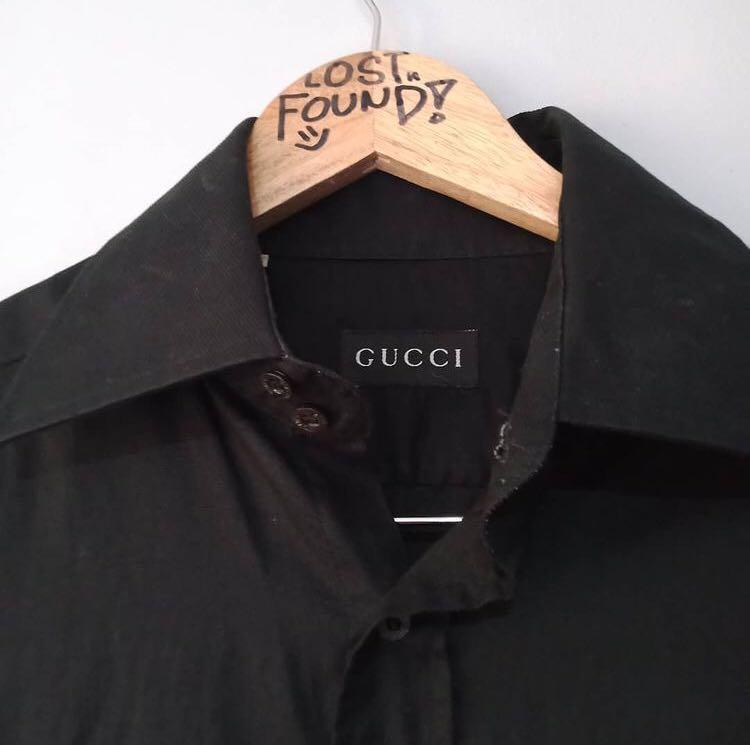 Black gucci long sleeve clearance