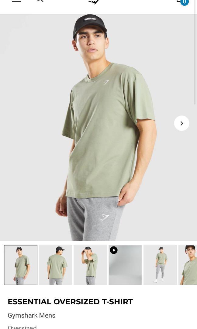 Gymshark Apollo Oversized T-Shirt - Aloe Green