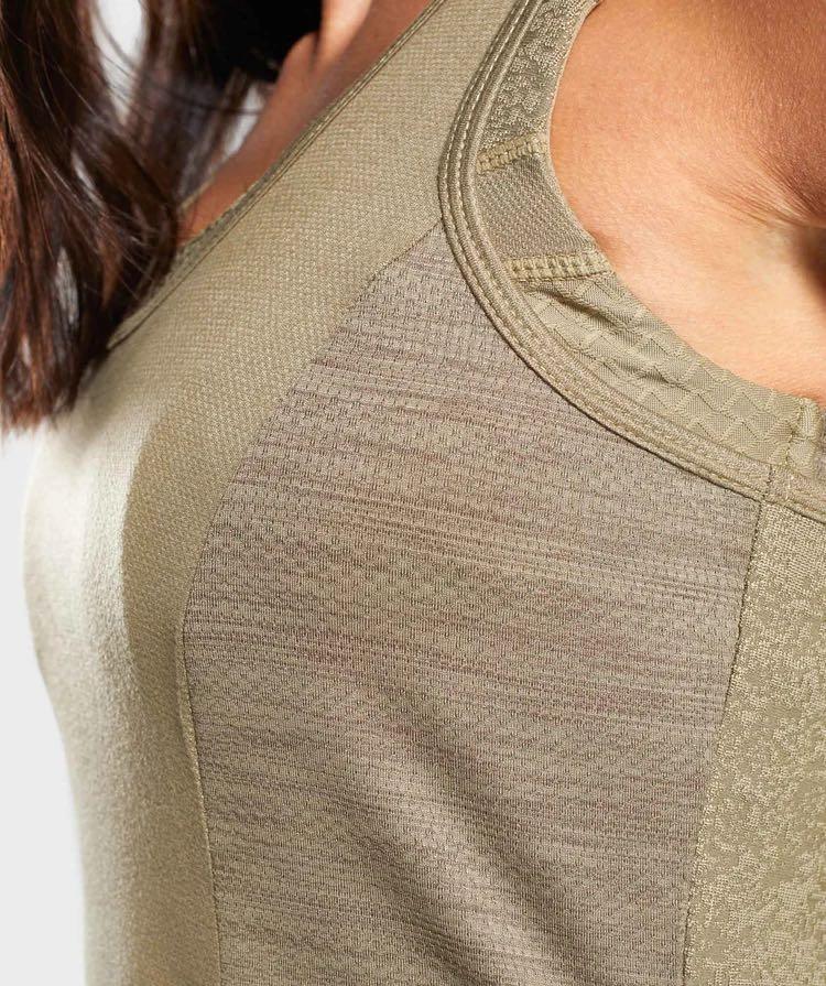Gymshark True Texture Vest in black 