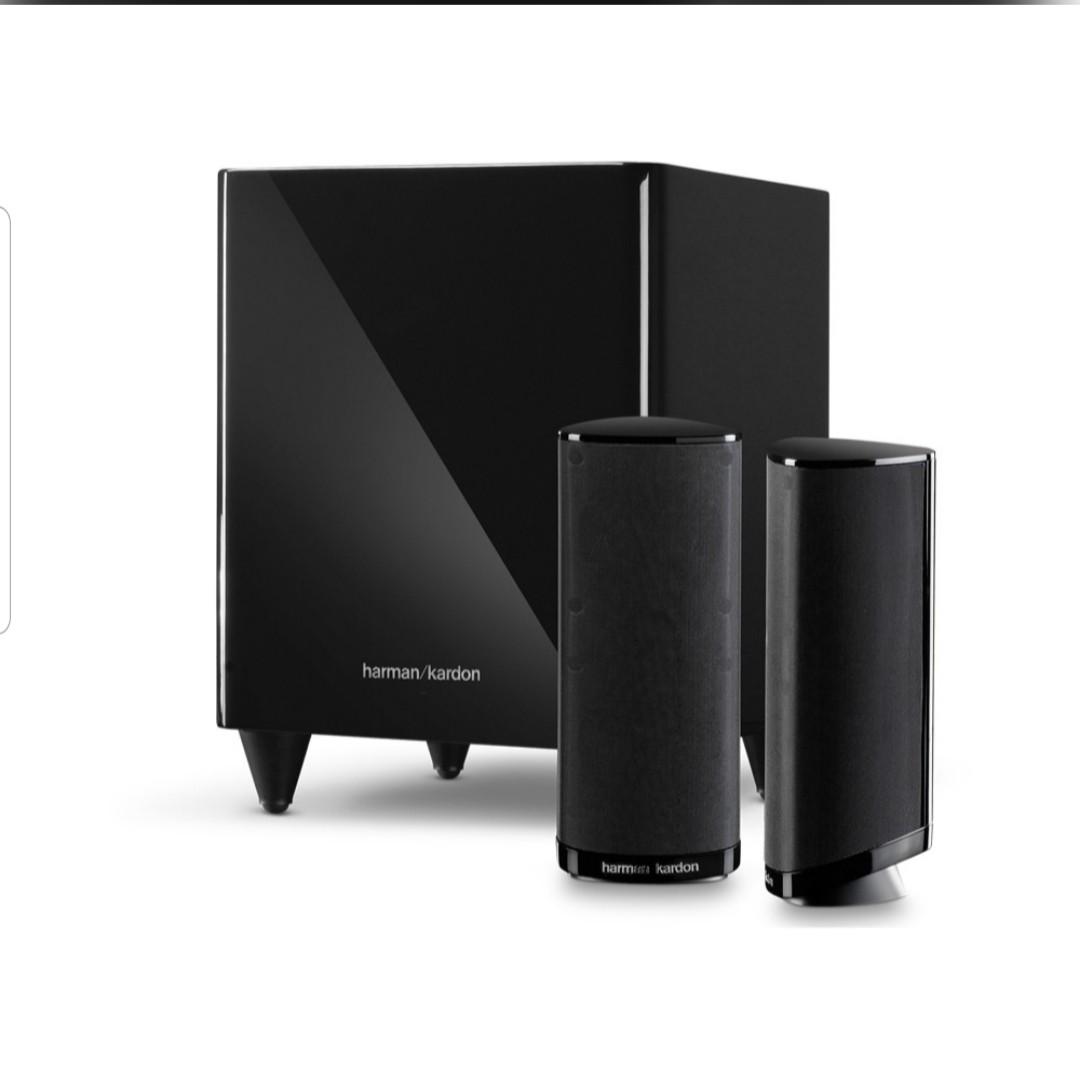 HARMON KARDON SPEAKERS + SUBWOOFER 